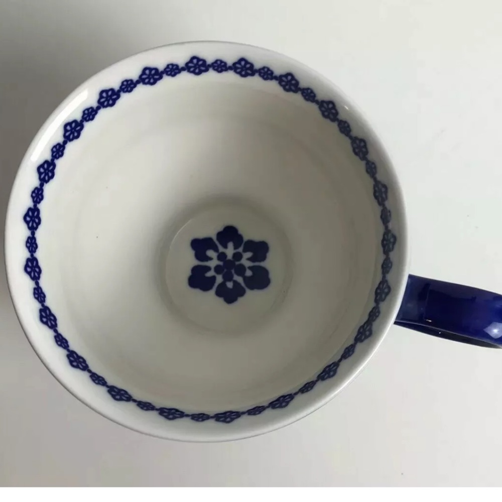 ANTHROPOLOGIE Sip Of Nectar Tea Coffee Cup Floral - Picture 5 of 8